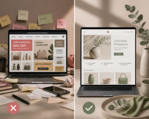 Errores visuales en ecommerce que hacen que el cliente no confíe. 1